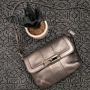 Coach Mini Silver Crossbody